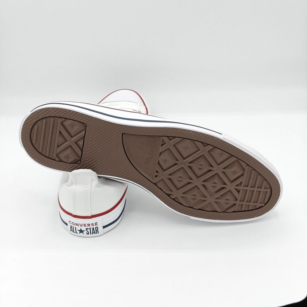 Converse All Star OX Men’s Canvas Low-Top Basketball Shoes (Optical White) New - Picture 5 of 5